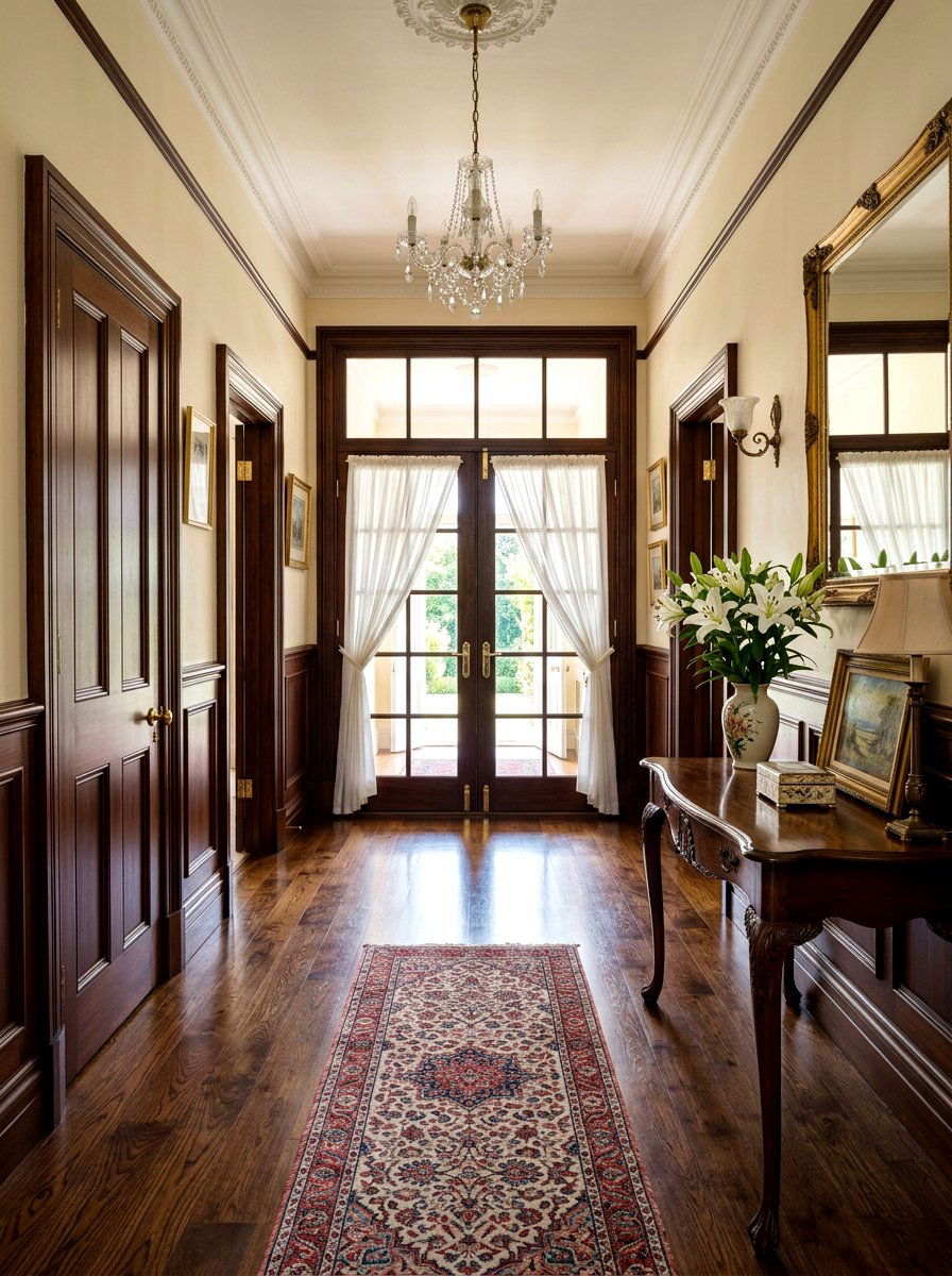 French door sheers - 30 sheer curtain ideas