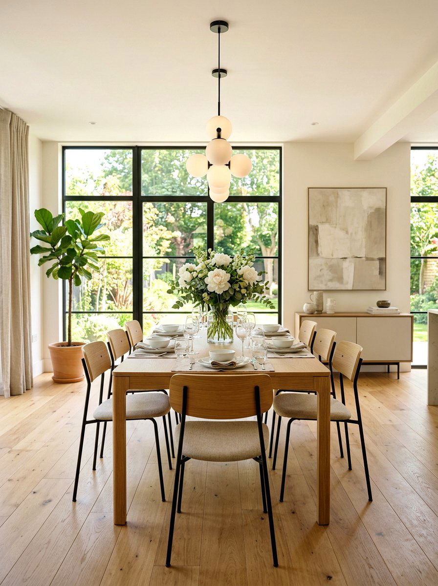 Fresh Floral Arrangement - 30 dining room centerpiece ideas