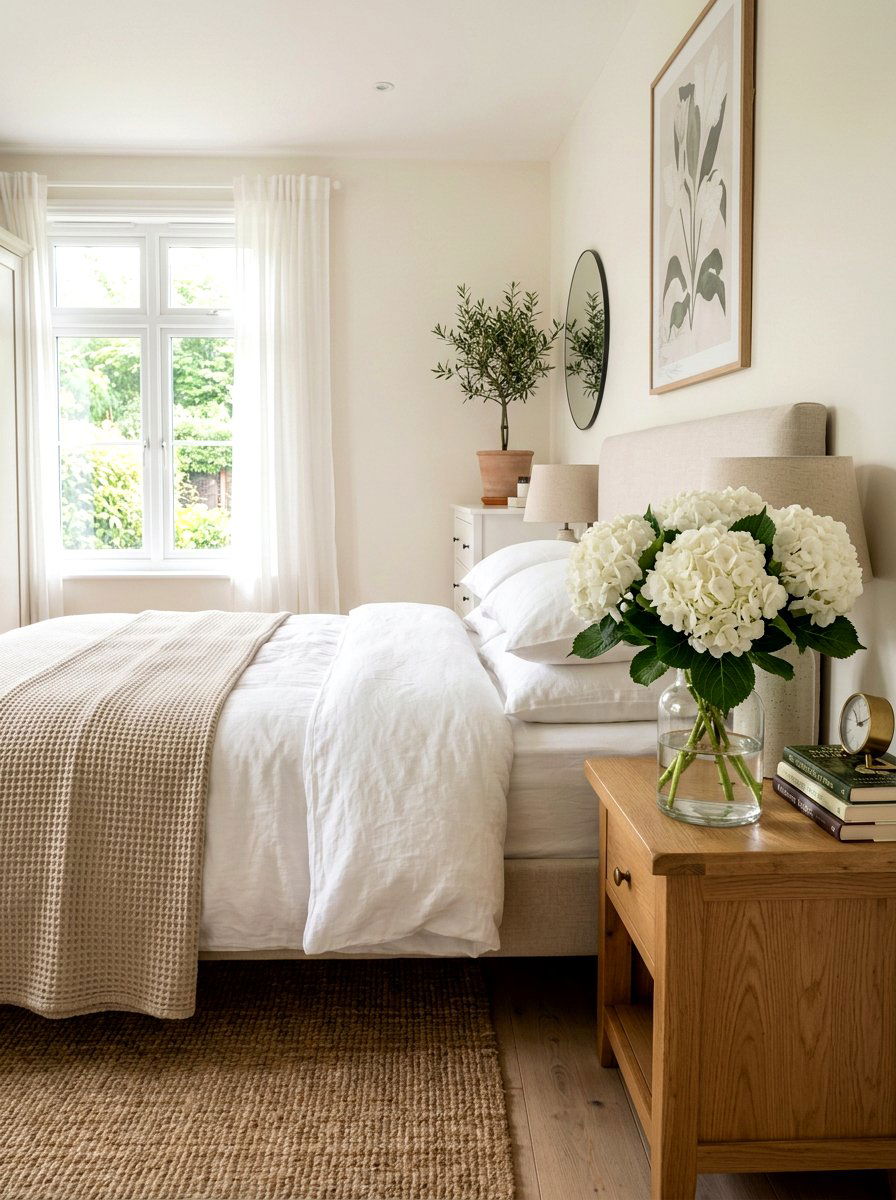 Fresh Flowers - 30 Nancy Meyers bedroom ideas