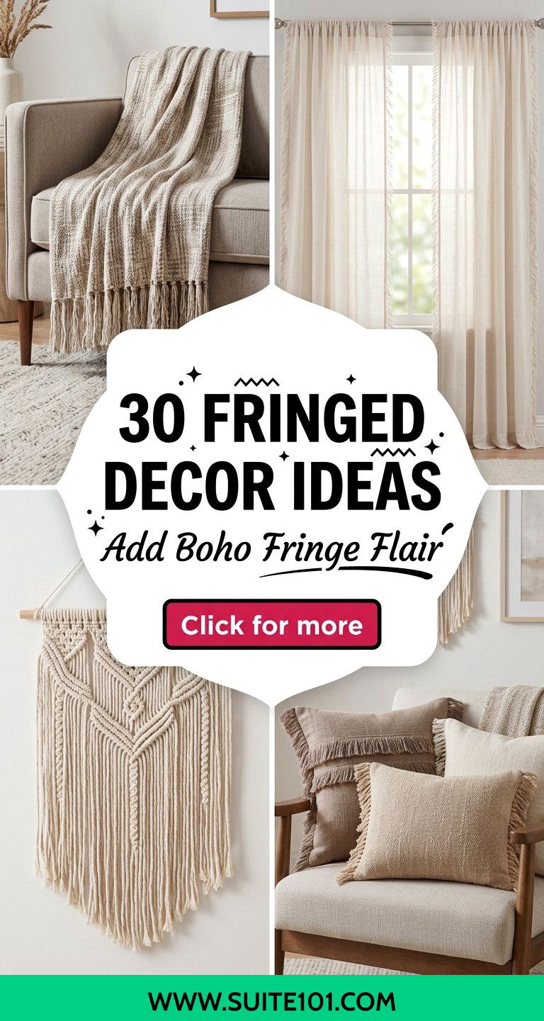 Fringed Decor Ideas 30 Boho Touches for Sofas Curtains and More - Fringed Decor Ideas: 30 Boho Touches for Sofas, Curtains & More
