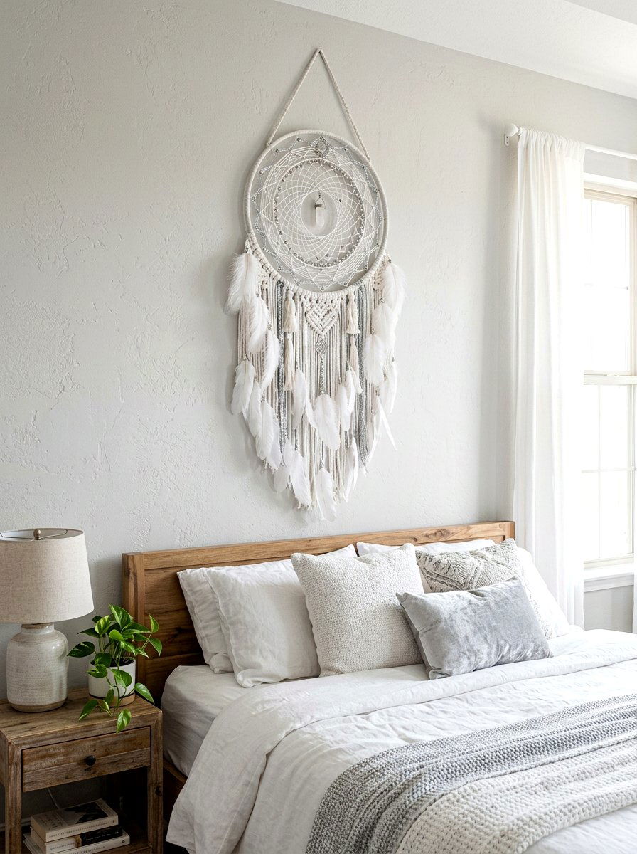 Fringed dream catcher - 30 fringed decor ideas