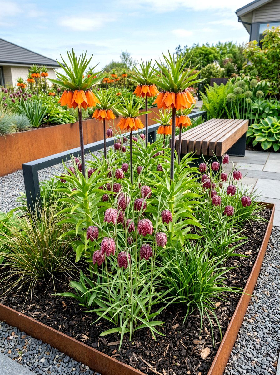 Fritillaria Flower Garden - 30 bulb garden ideas