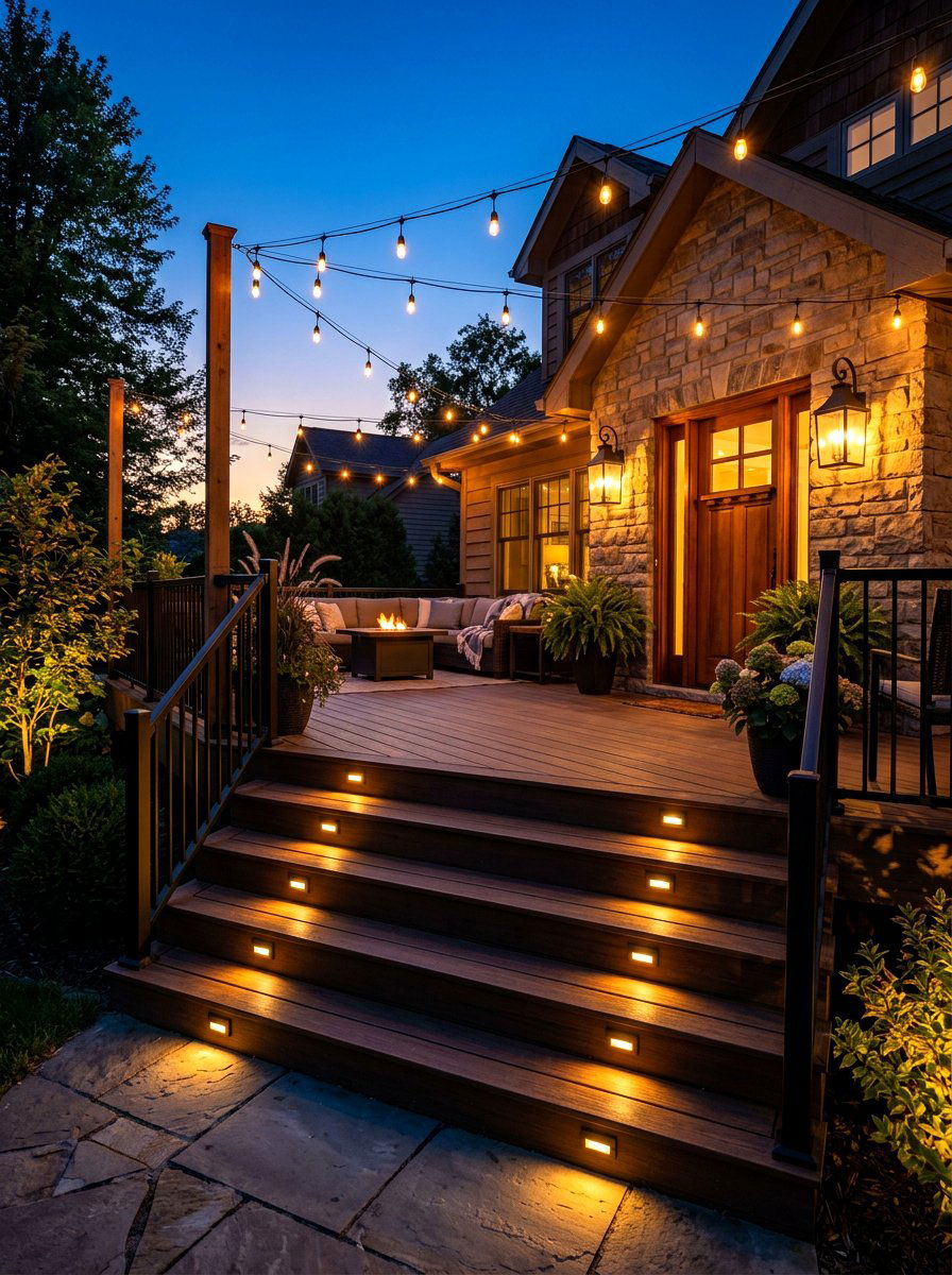 Front Deck Lighting Fixtures - 30 front deck ideas