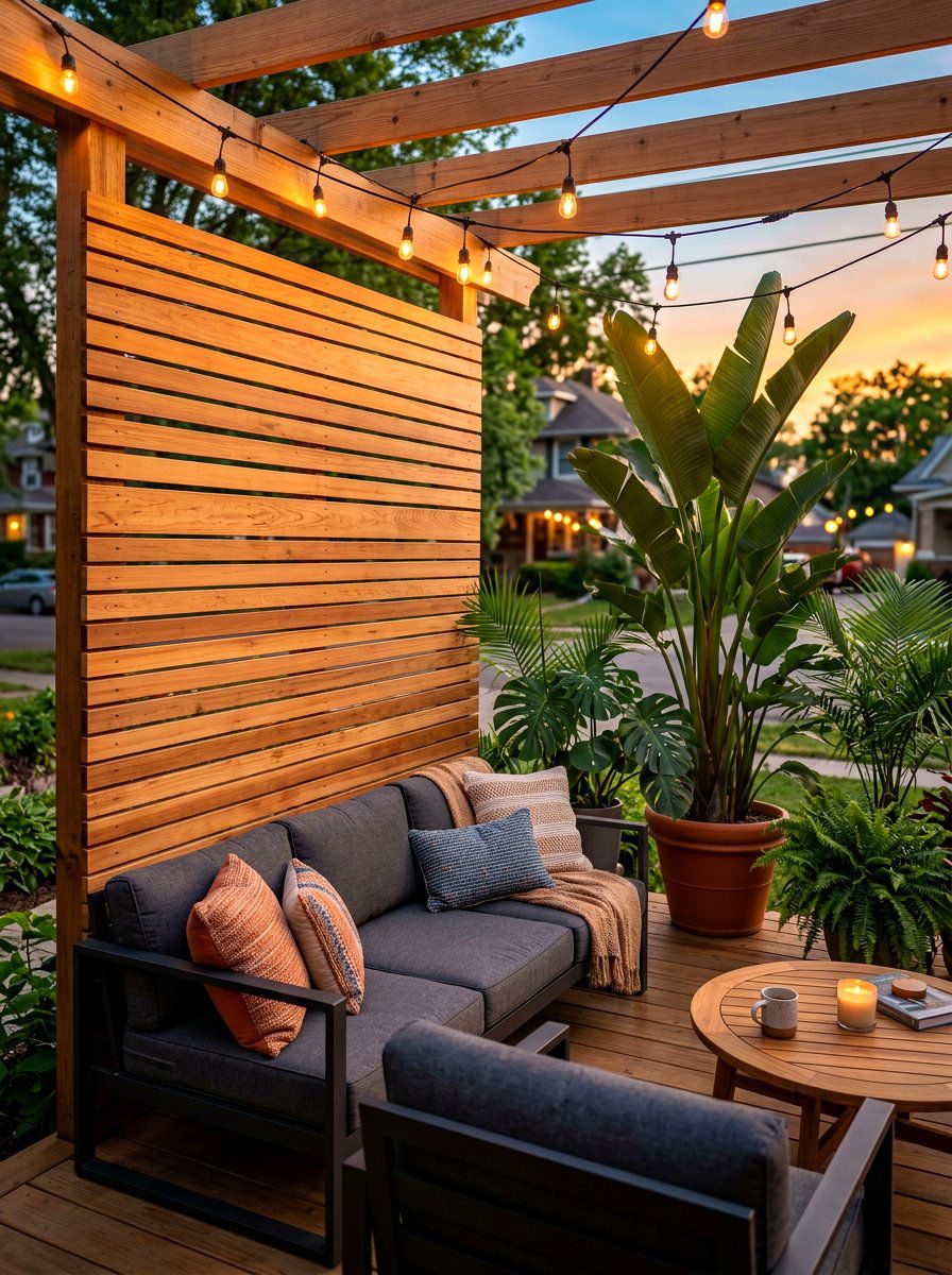 Front Deck Privacy Screen - 30 front deck ideas