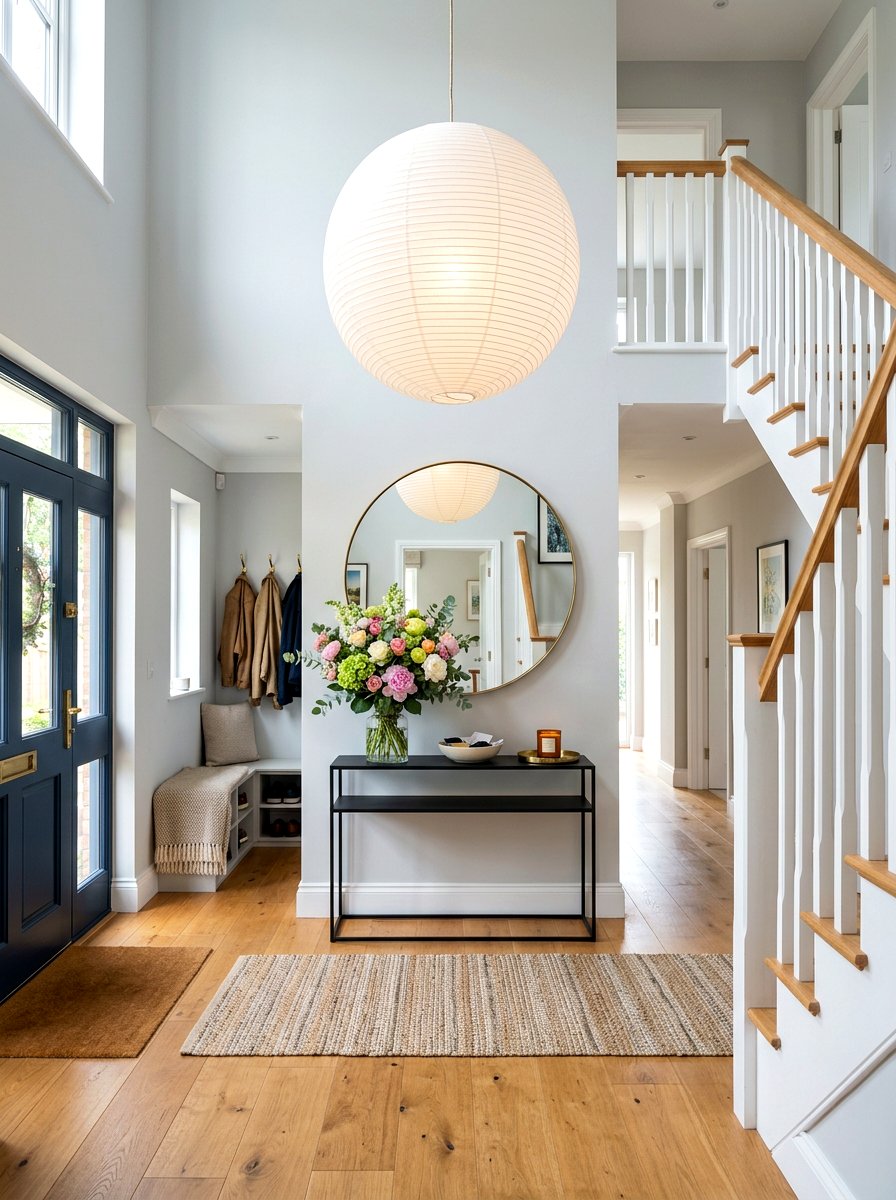 Front Door Entryway Light - 30 paper lantern lighting ideas
