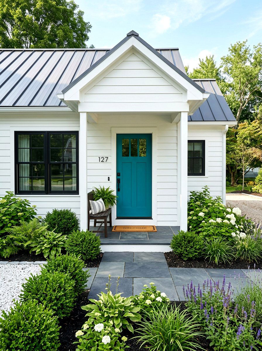 Front Door Paint Colors - 30 curb appeal ideas for small homes