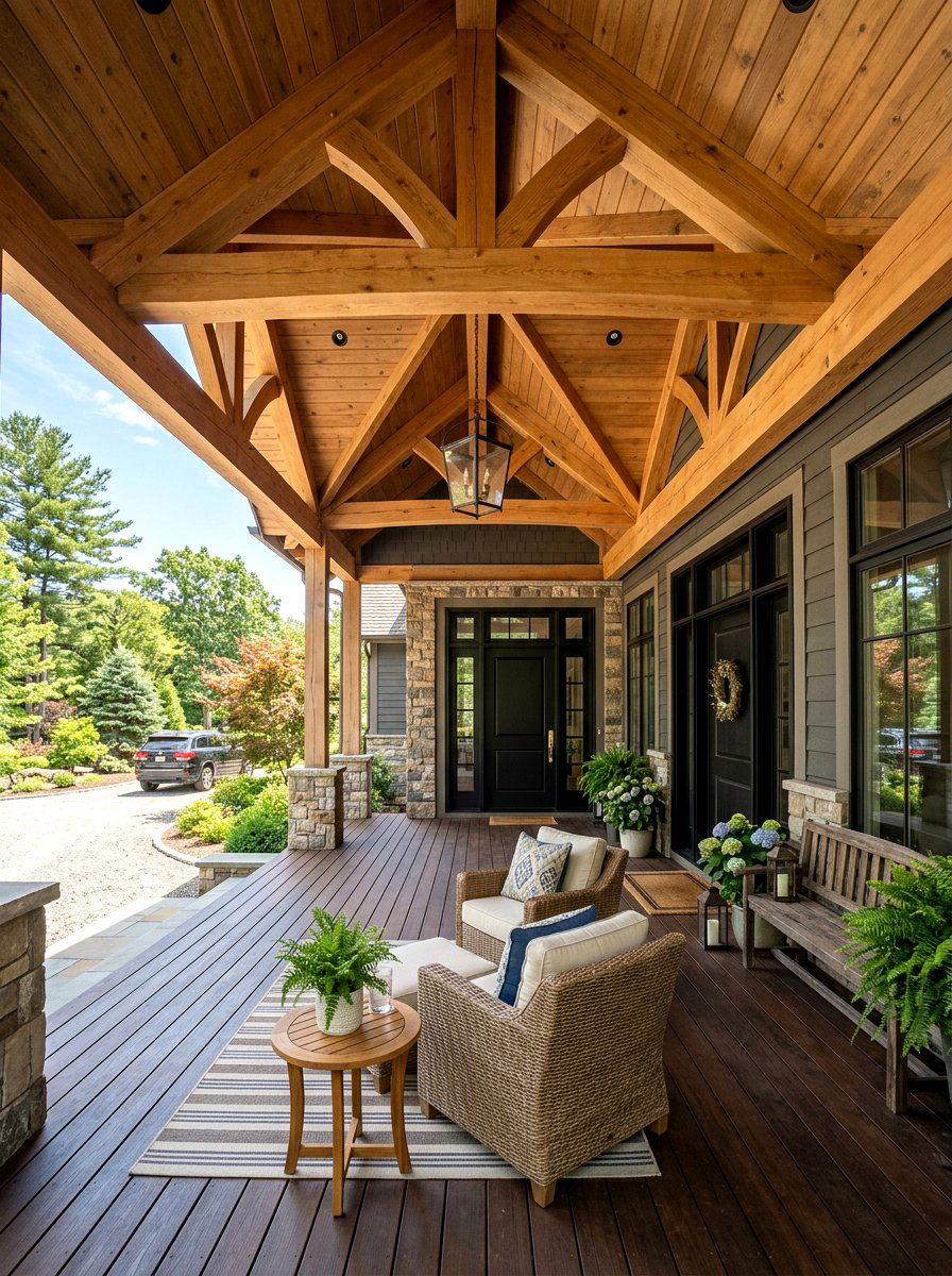 Front Entry Porch - 30 front facade makeover ideas