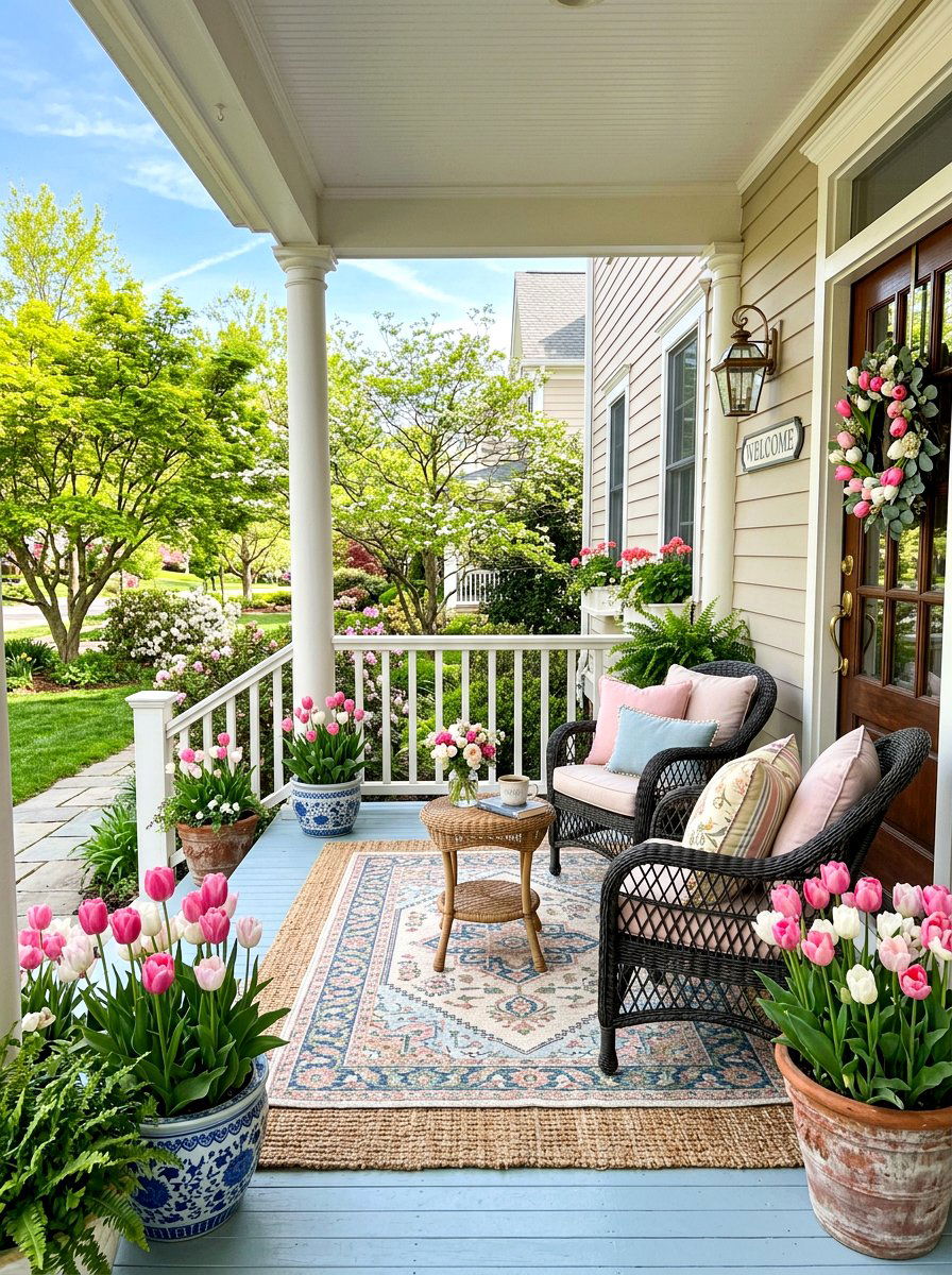 Front Porch Decor - 30 spring reset home ideas