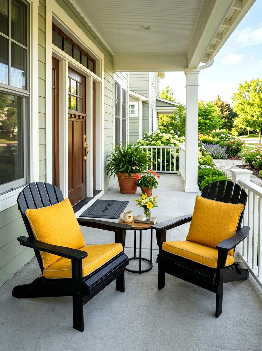 Front Porch Furniture - 30 curb appeal ideas
