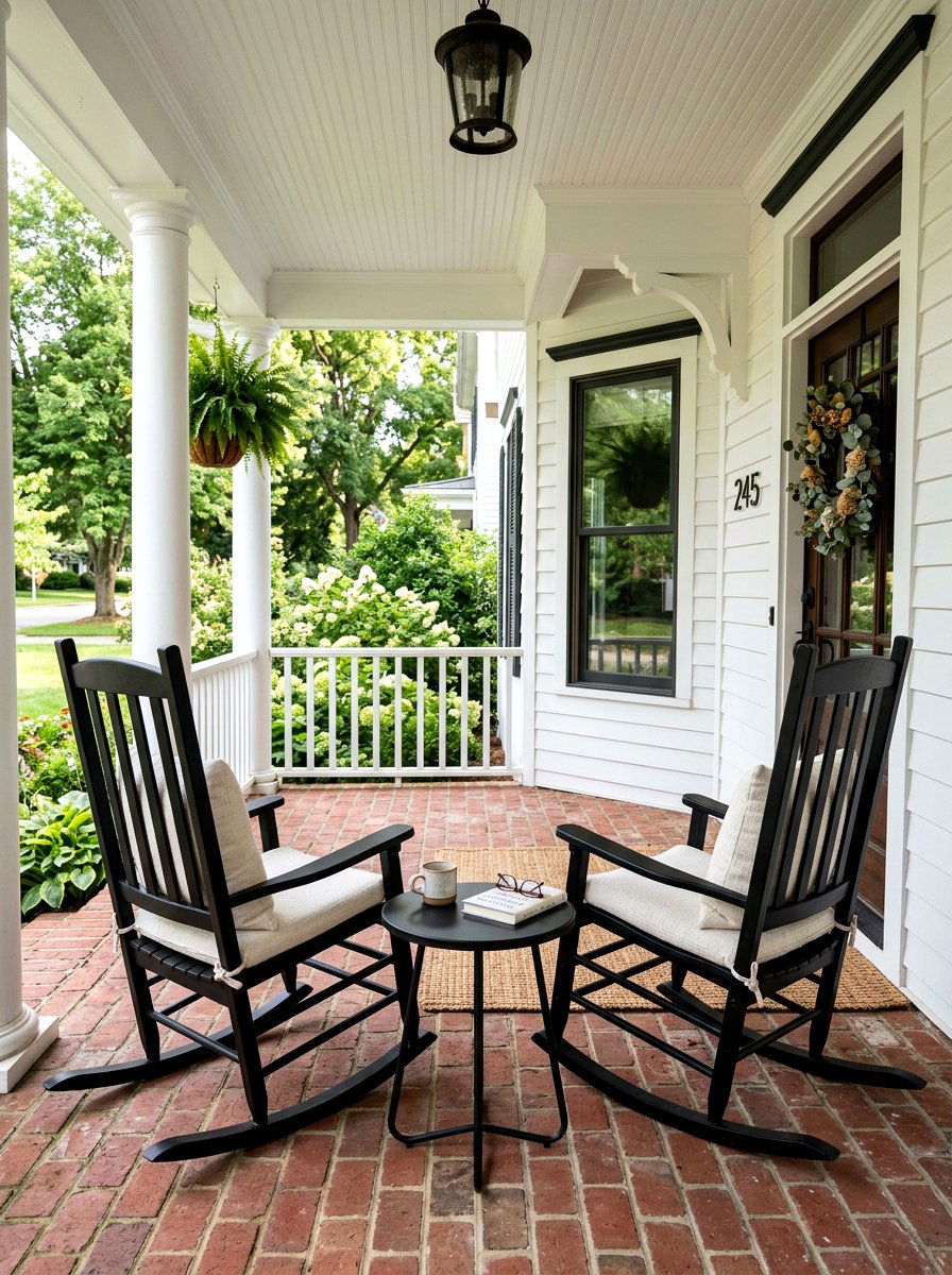 Front Porch Rocking Chairs - 30 porch entry ideas