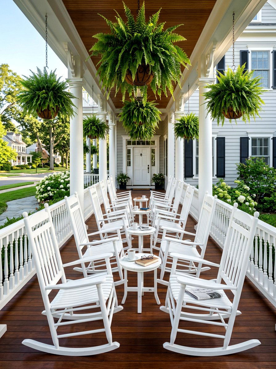 Front Porch Rocking Chairs - 30 rocking chair porch styling ideas