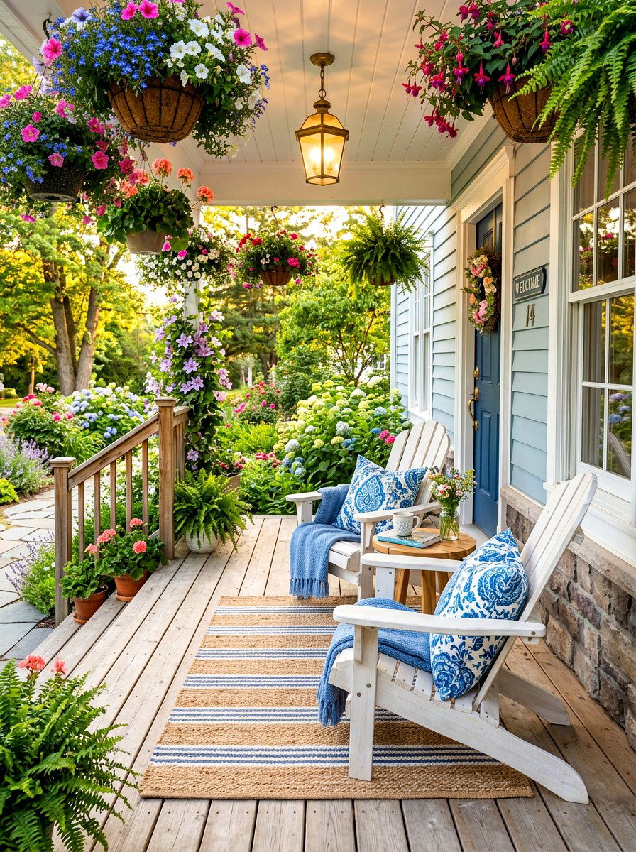 Front Porch Seating - 30 small front yard ideas