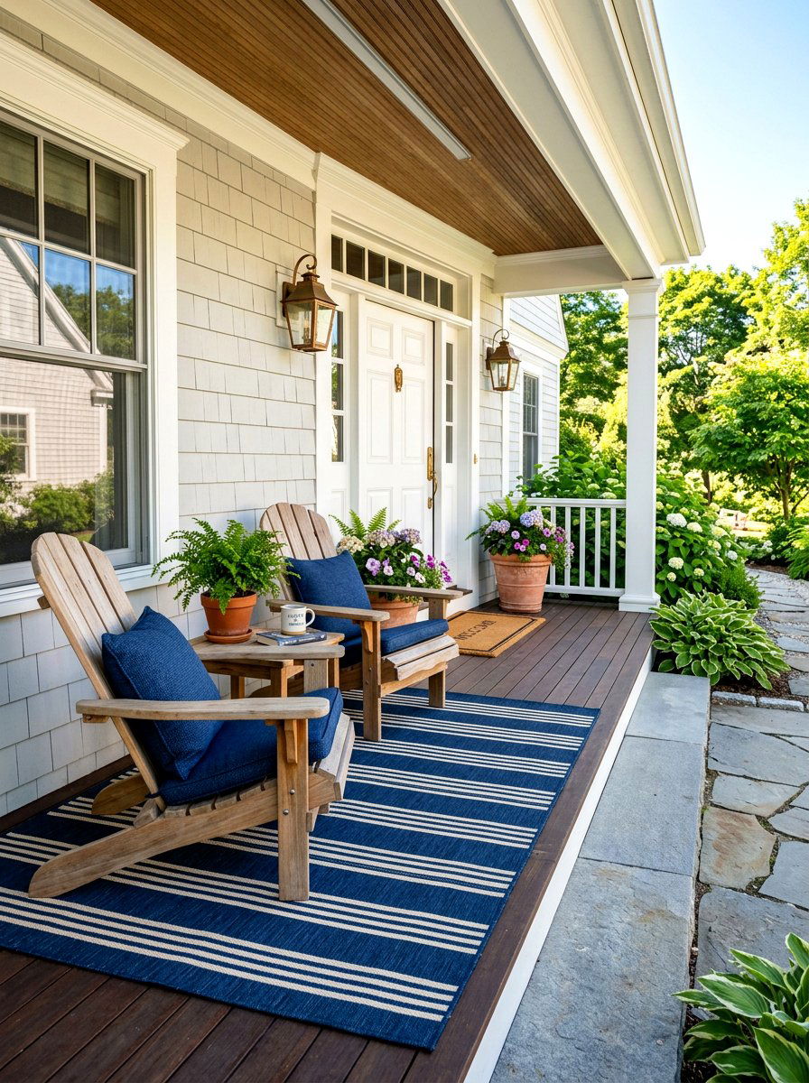 Front Porch Seating - 30 front facade makeover ideas