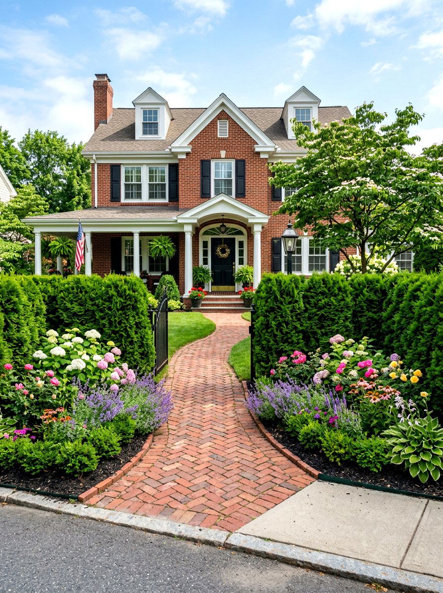 Front Yard Arborvitae - 30 arborvitae privacy ideas