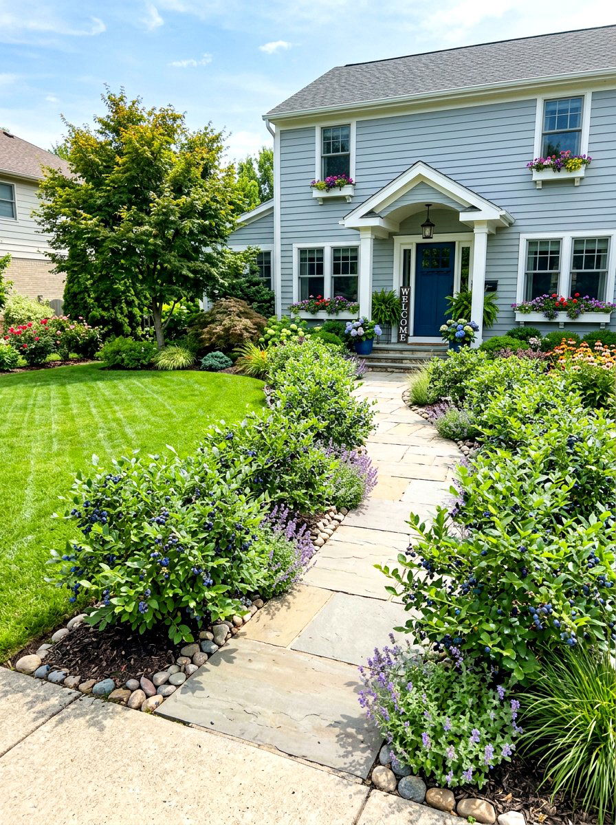 Front Yard Blueberry Garden - 30 blueberry garden ideas
