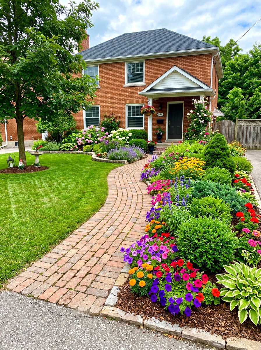Front Yard Mixed Border - 30 mixed border garden ideas