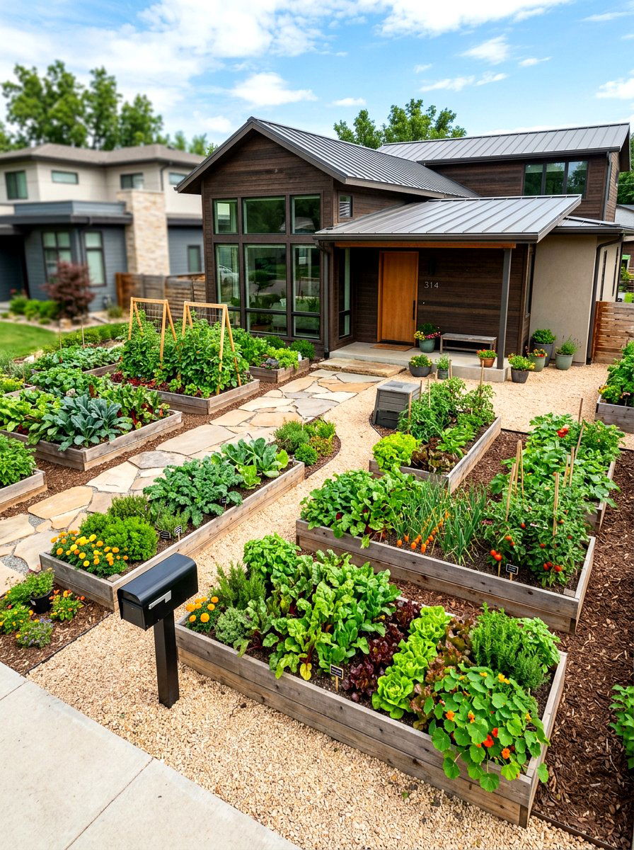 Front Yard Vegetable Garden - 30 small vegetable garden ideas