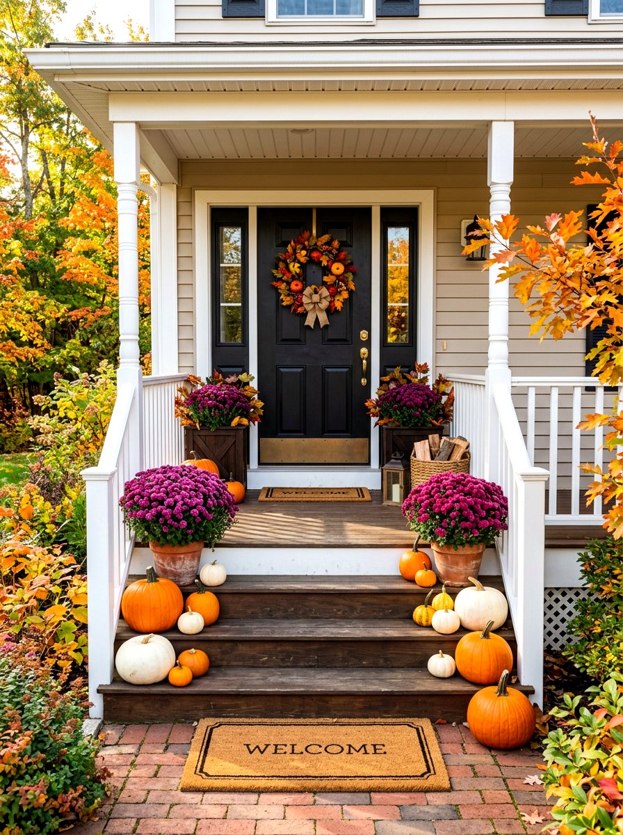Front porch fall decor - 30 fall reset home ideas