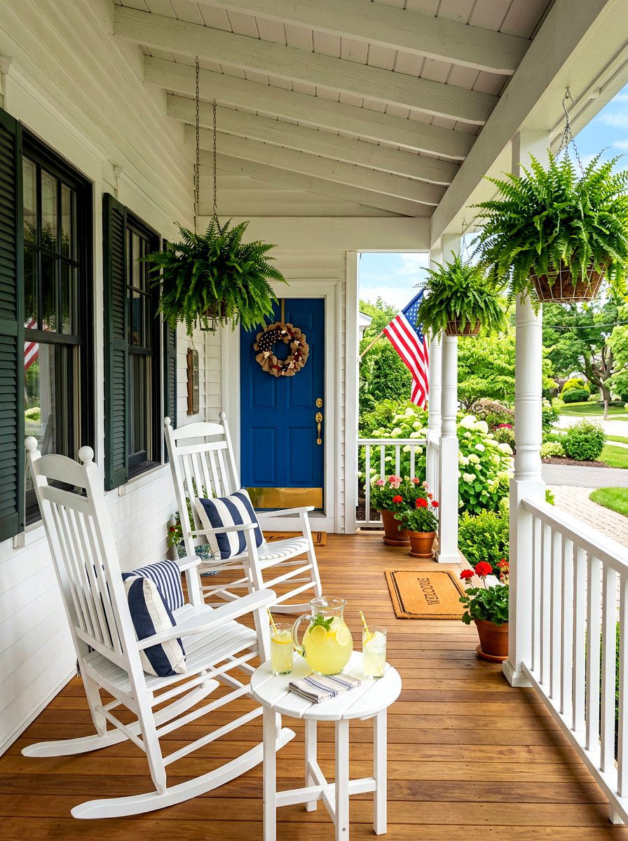Front porch seating - 30 summer hosting home ideas