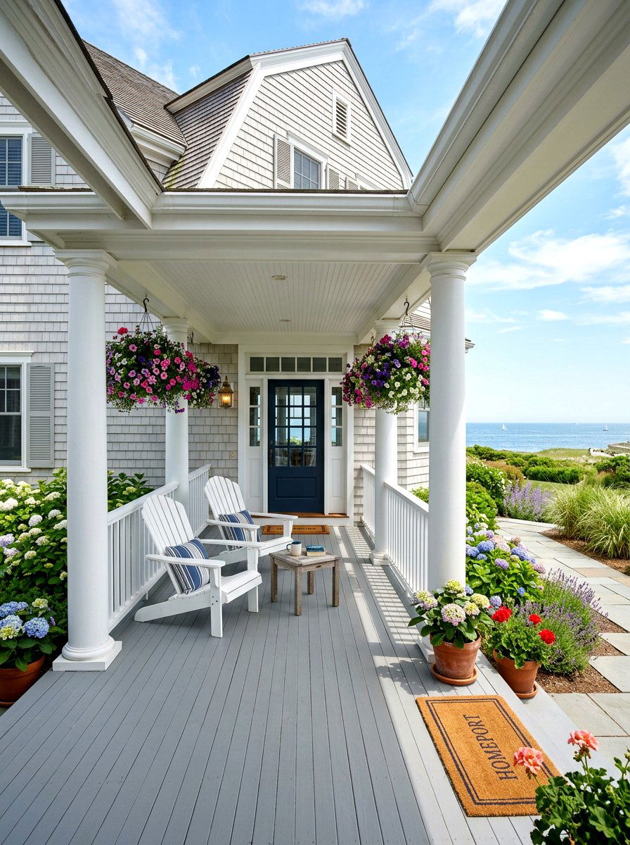 Front porch - 30 Cape Cod exterior ideas