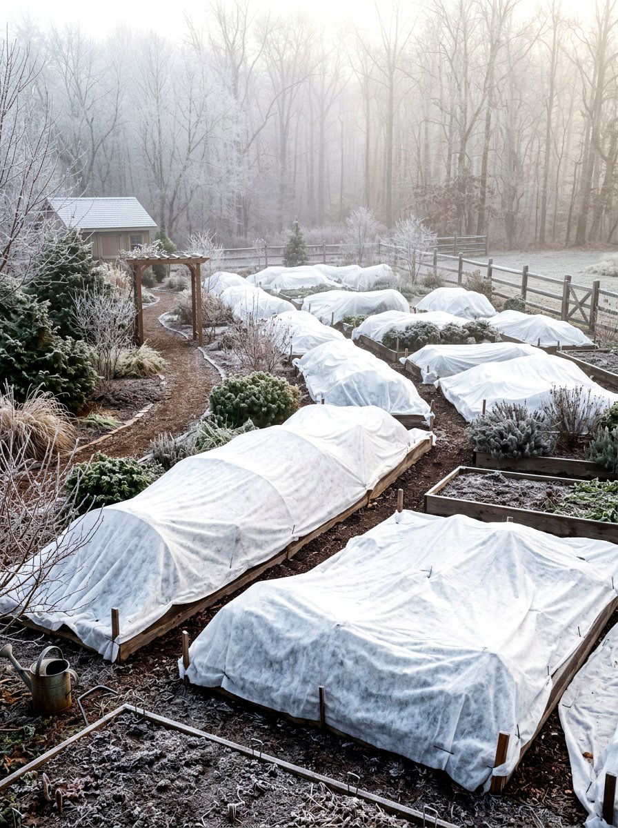 Frost Blanket Plant Protection - 30 raised bed cover ideas