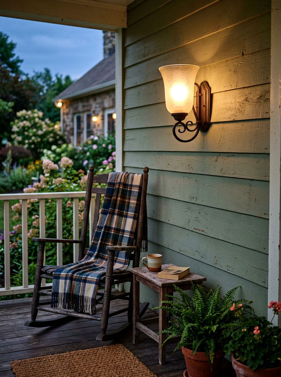 Frosted Glass Sconce - 30 outdoor wall light ideas