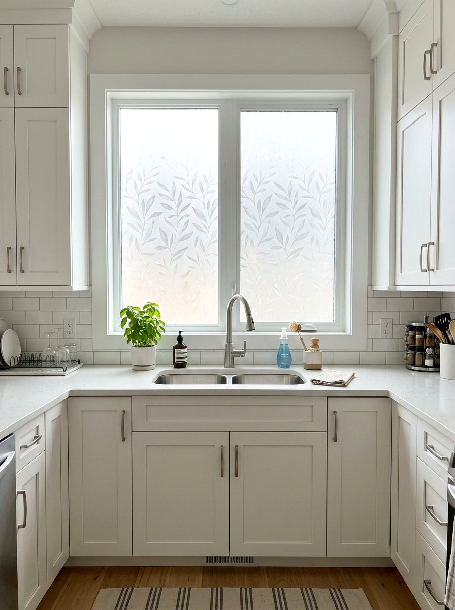 Frosted glass kitchen window - 30 sink window kitchen ideas