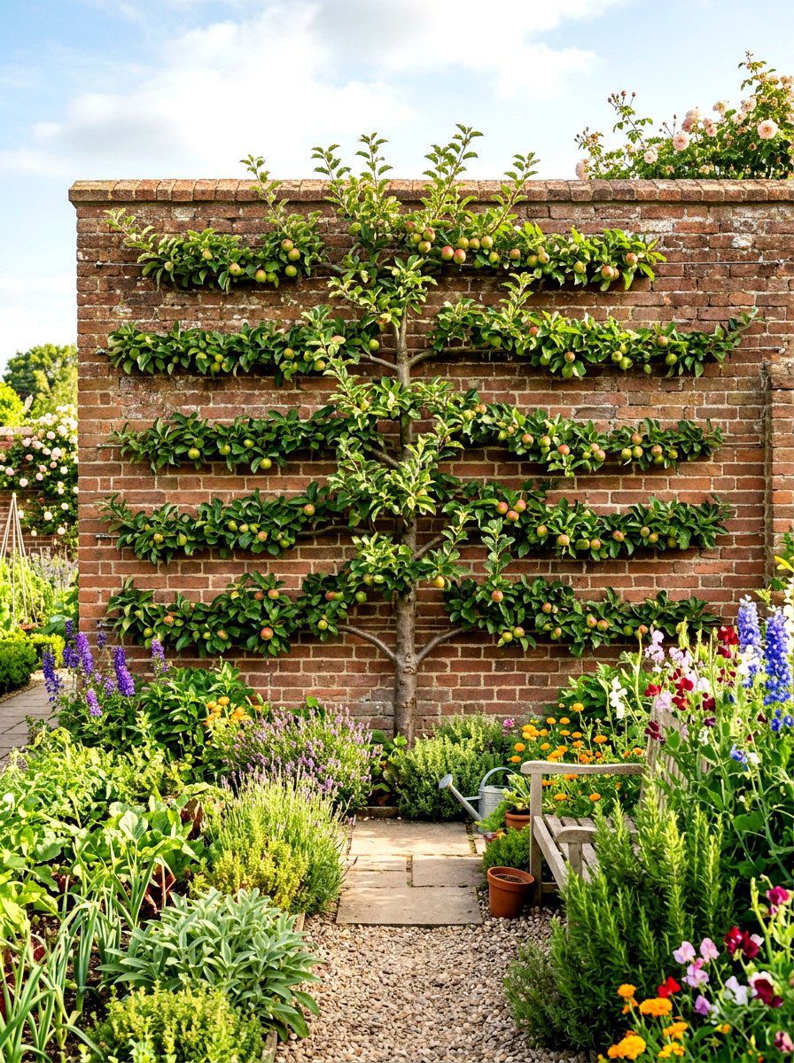 Fruit Tree Espalier - 30 topiary garden ideas