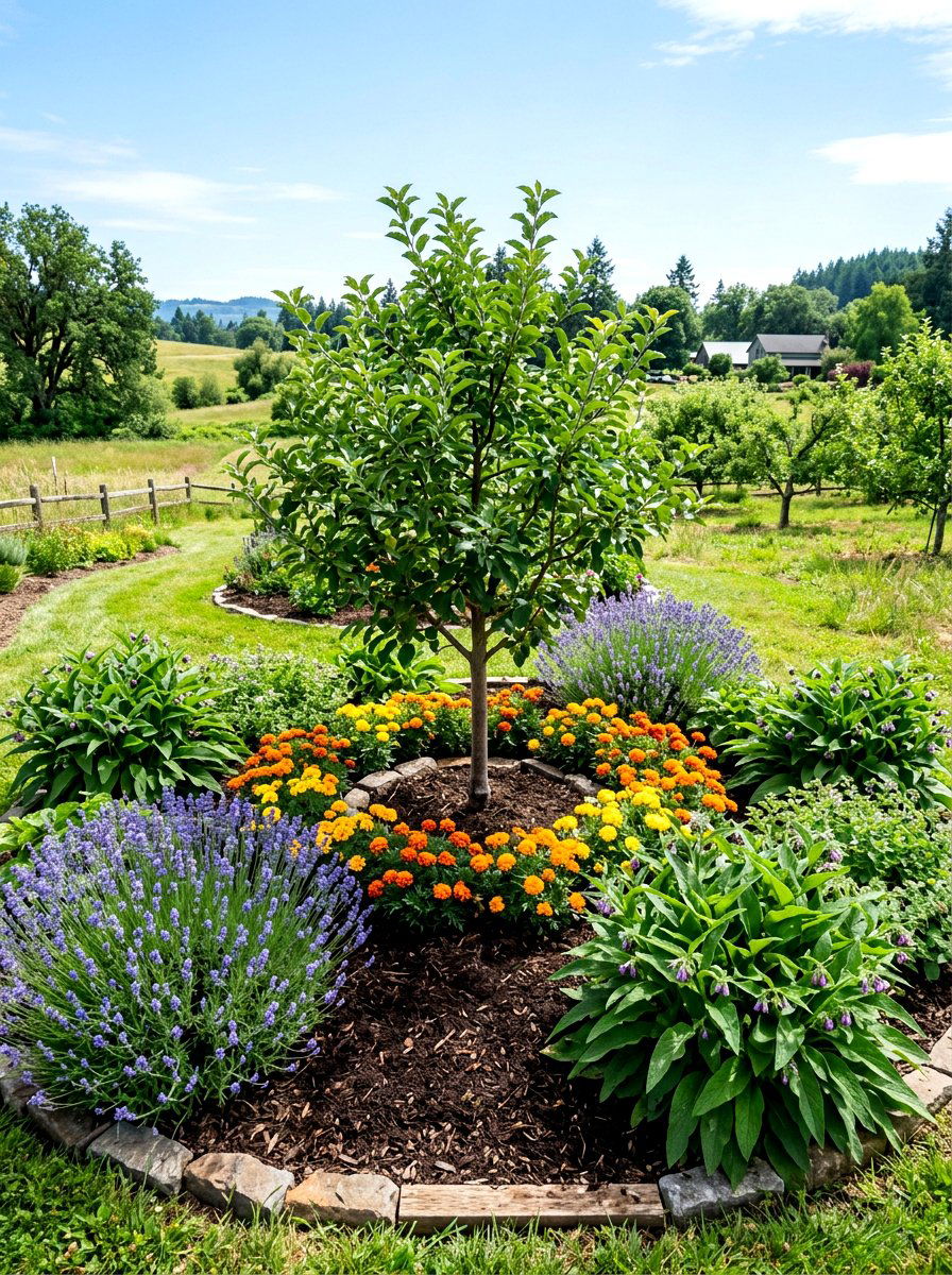 Fruit Tree Guild - 30 backyard orchard ideas