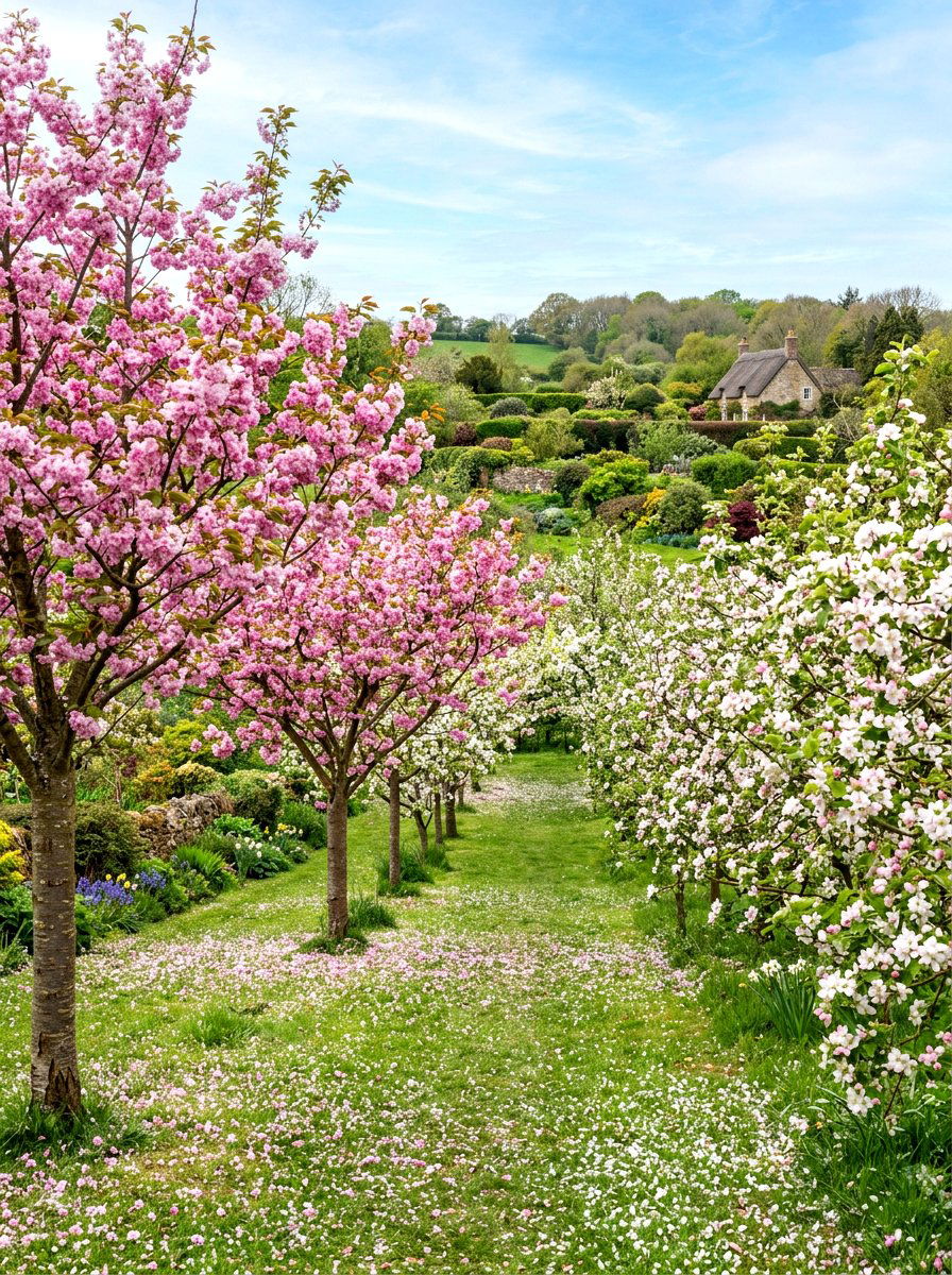 Fruit Tree Orchard - 30 bee friendly garden ideas