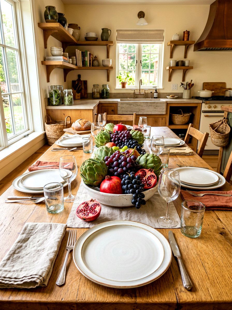 Fruit Vegetable Table - 30 collected tablescape ideas aesthetic