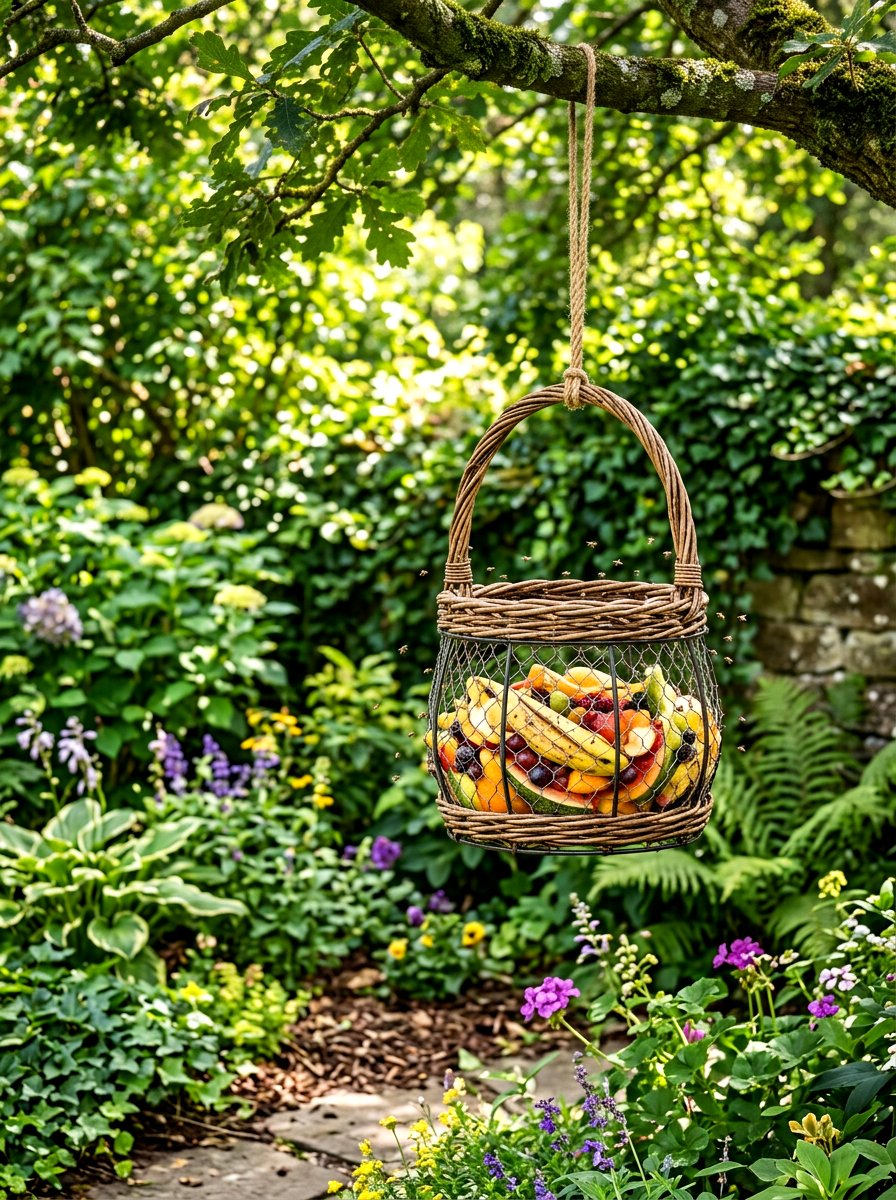 Fruit fly protein feeder - 30 hummingbird oasis backyard ideas