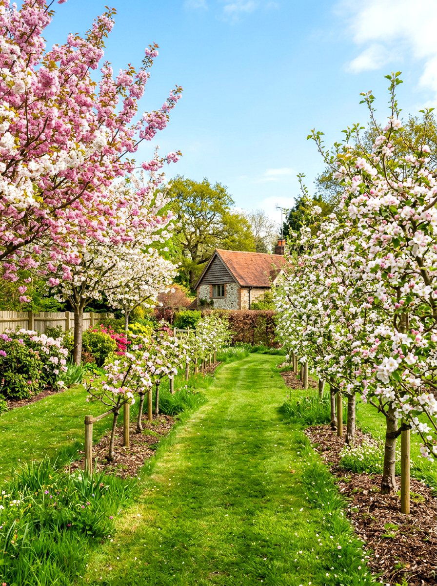 Fruit tree orchard - 30 bird friendly backyard landscaping ideas