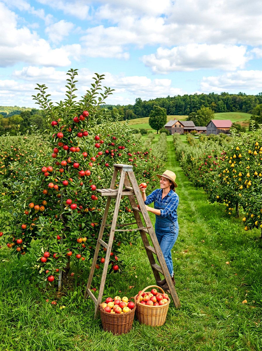 Fruit tree orchard - 30 sensory garden ideas