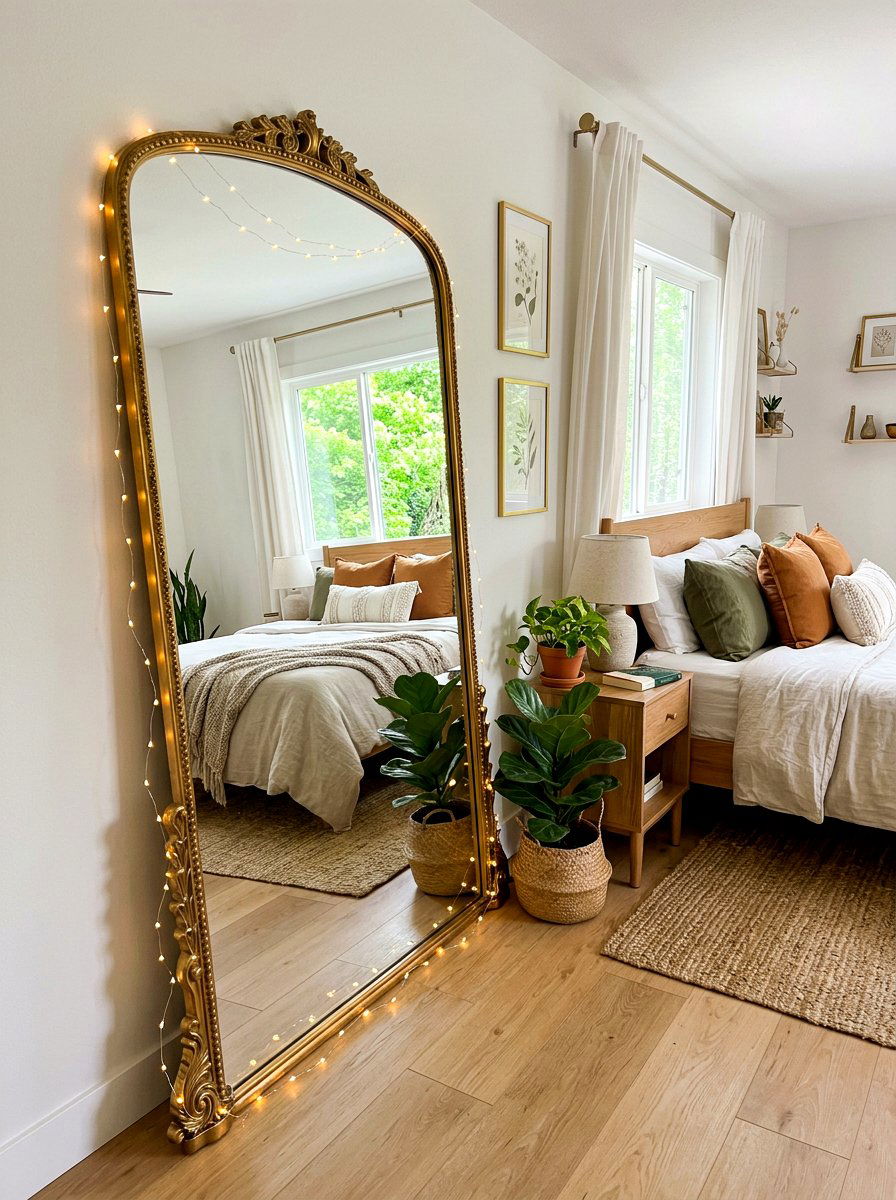 Full Length Floor Mirror - 30 teen room Pinterest ideas