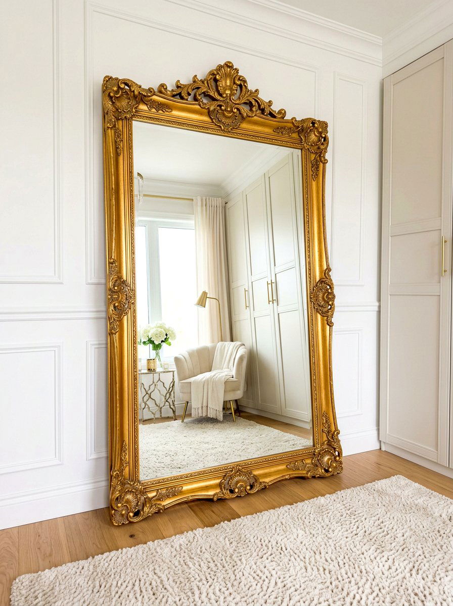 Full Length Mirror Placement - 30 organizing a walk in closet ideas