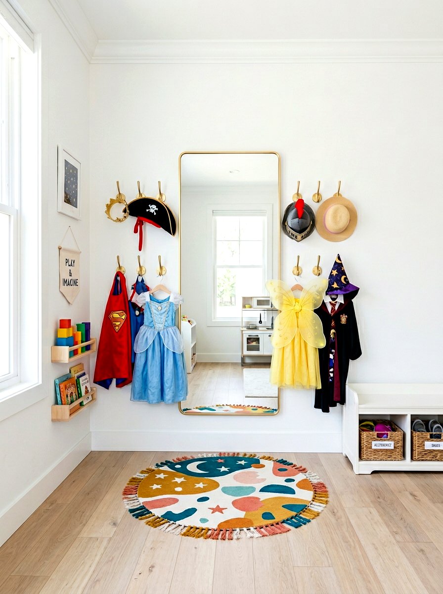 Full Length Mirror Station - 30 dress up station ideas