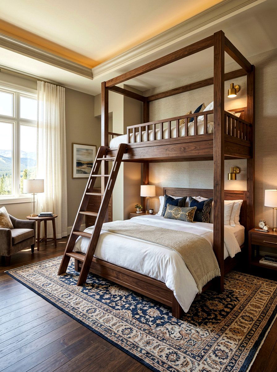 Full Size Bunk Bed - 30 bunk room ideas