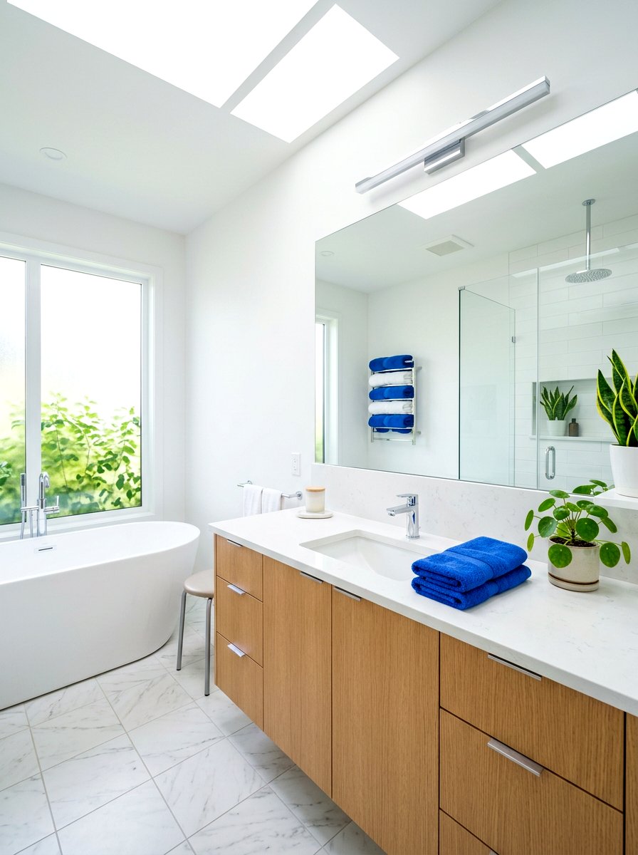 Full spectrum bathroom light - 30 circadian bathroom lighting ideas