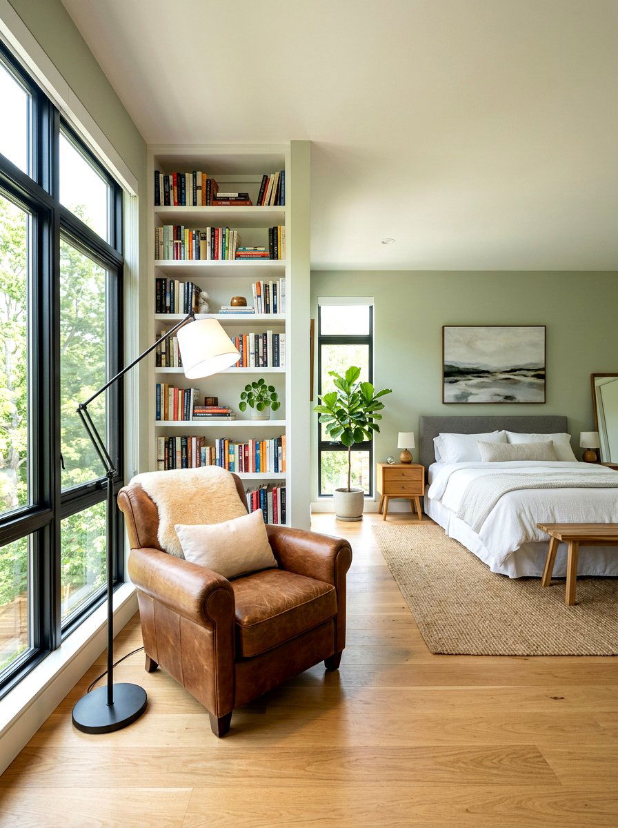 Full spectrum floor lamp - 30 circadian bedroom lighting ideas