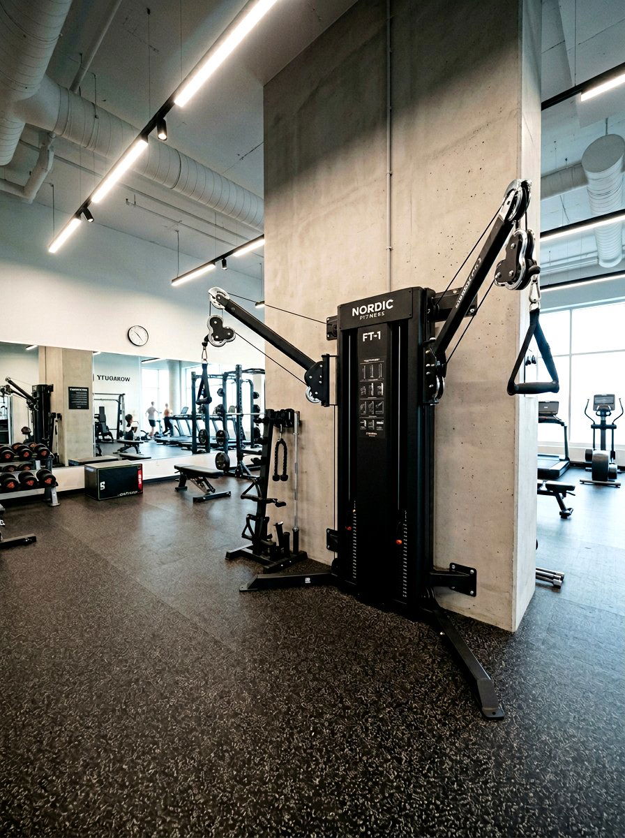 Functional Trainer Unit - 30 small home gym ideas