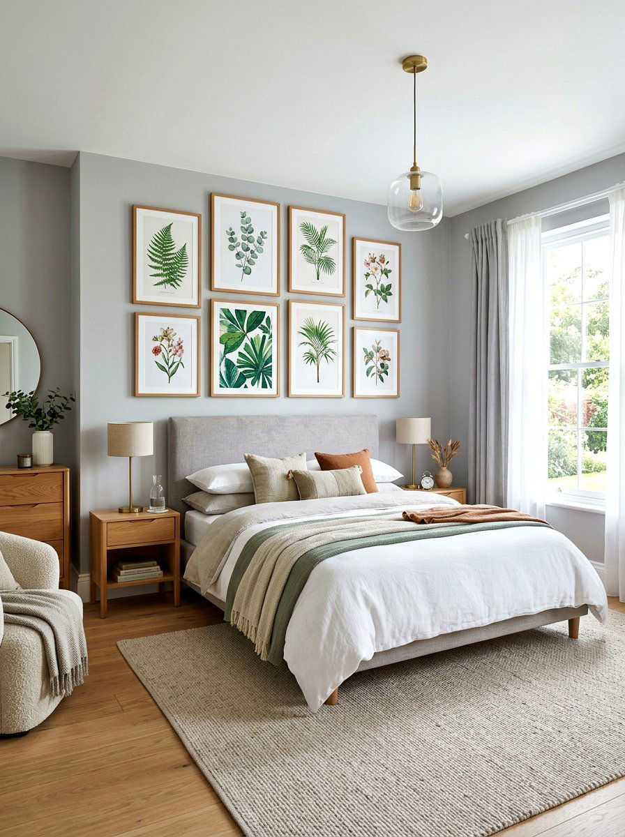 Gallery Wall - 30 spring bedroom refresh ideas