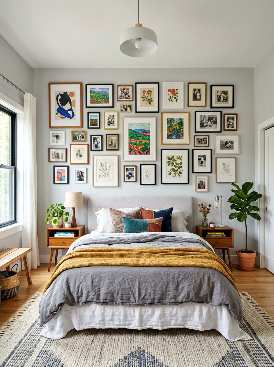 Gallery Wall Bedroom - 30 tween girl bedroom ideas