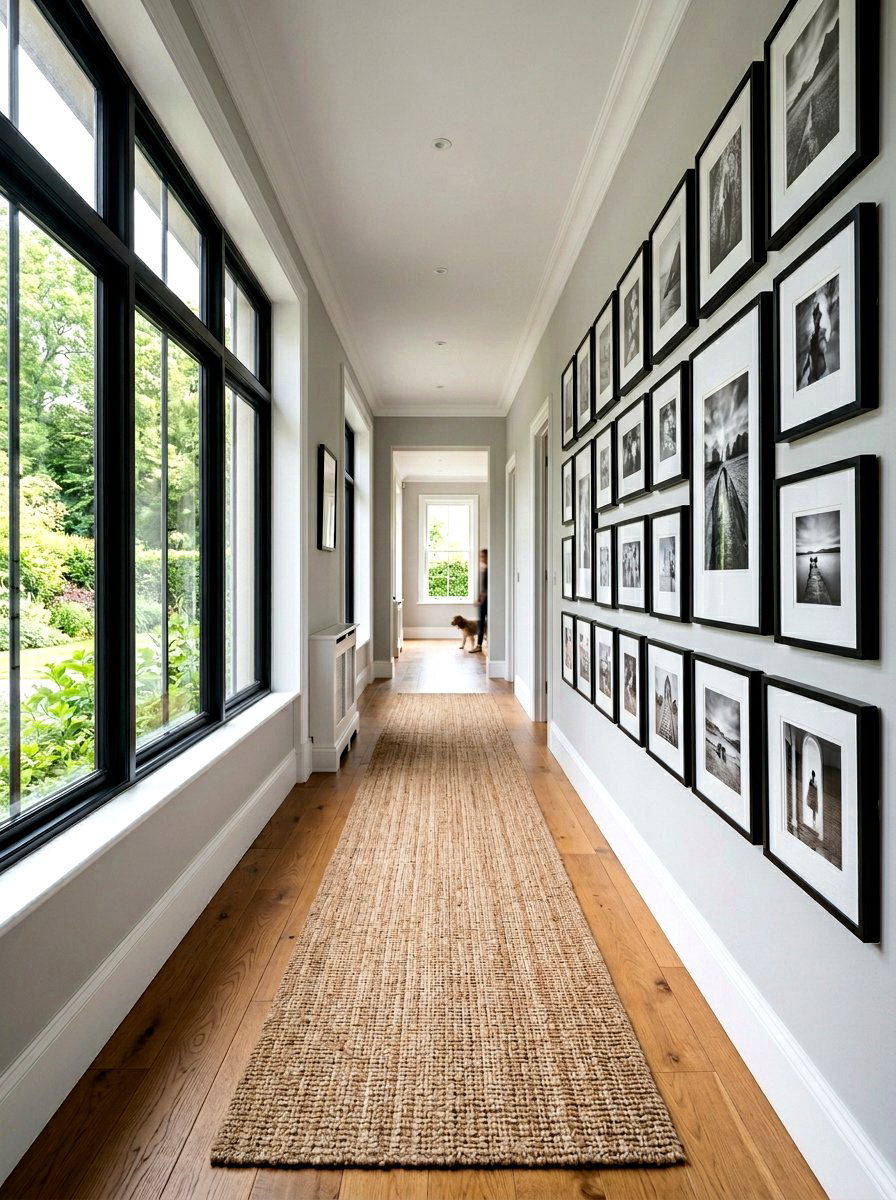 Gallery Wall Layout - 30 hallway decor ideas