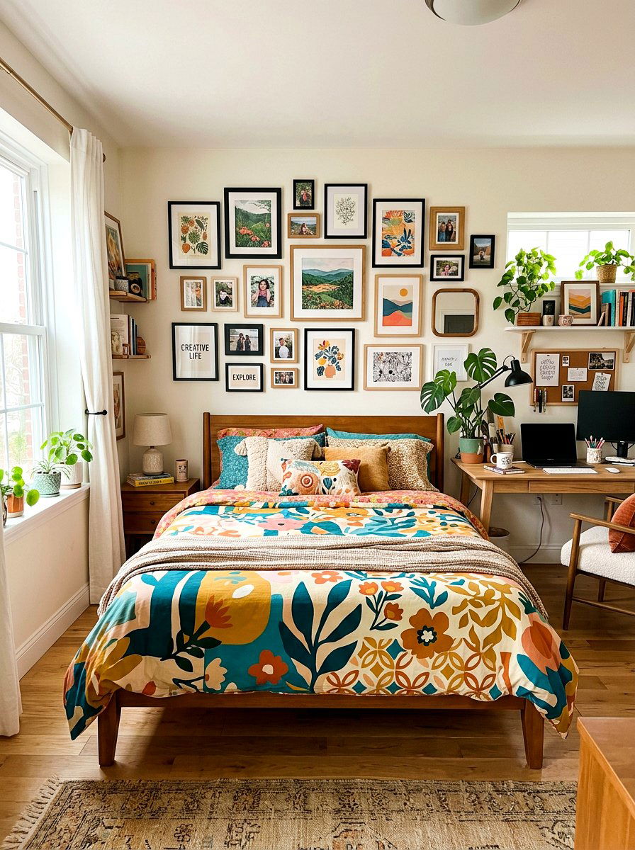 Gallery Wall Layout - 30 headboard wall ideas