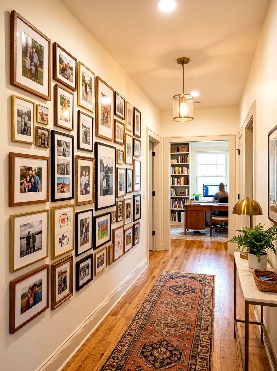 Gallery wall layout - 30 empty wall ideas