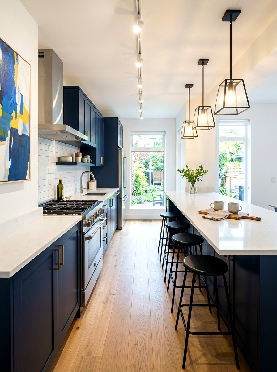 Galley Kitchen Breakfast Bar - 30 kitchen dining area ideas