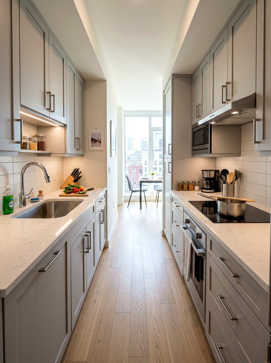 Galley Layout Kitchenette - 30 studio kitchenette ideas