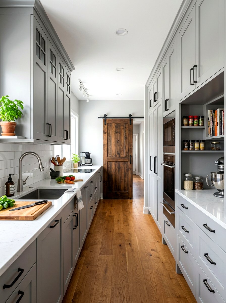 Galley Prep Kitchen - 30 small prep kitchen ideas