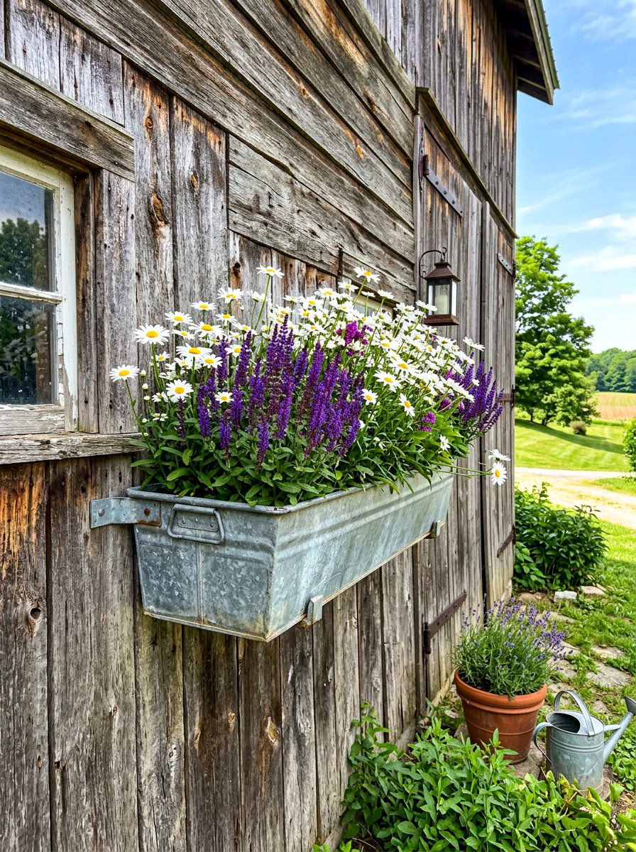 30 Exterior Flower Box Ideas for a Blooming Front Porch